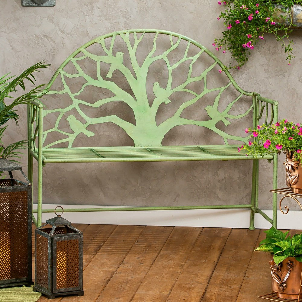 Plow & Hearth Metal Tree Bench