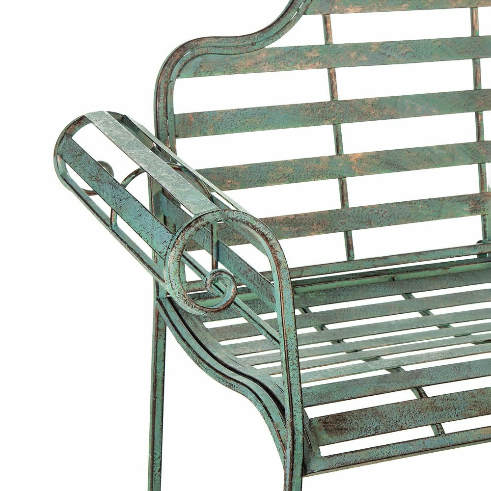 Plow & Hearth Chippendale Style Metal Bench