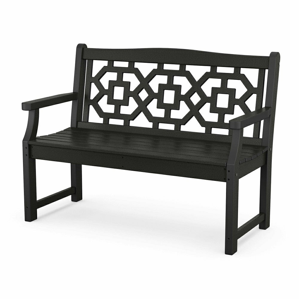 Plow & Hearth POLYWOOD® Chinoiserie Garden Bench