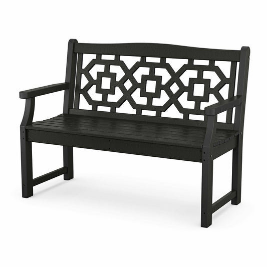 Plow & Hearth POLYWOOD® Chinoiserie Garden Bench