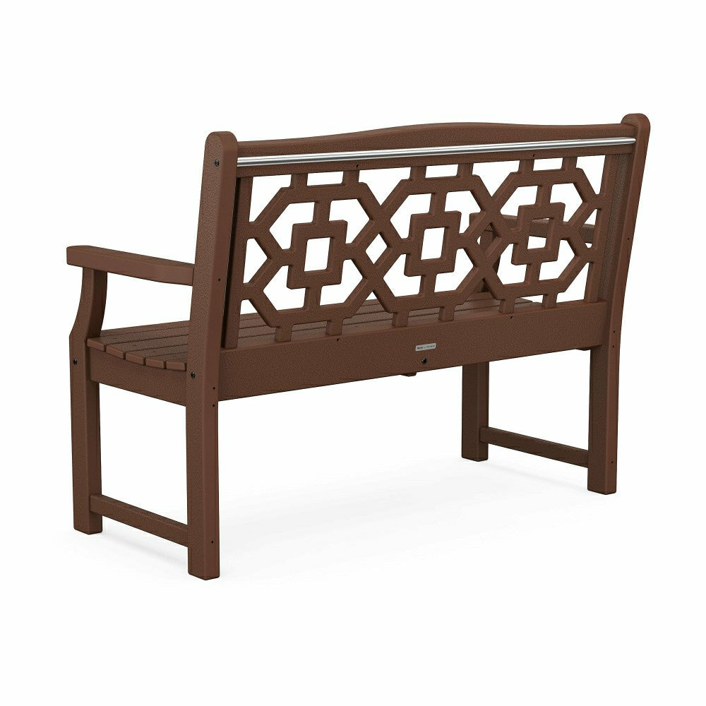 Plow & Hearth POLYWOOD® Chinoiserie Garden Bench