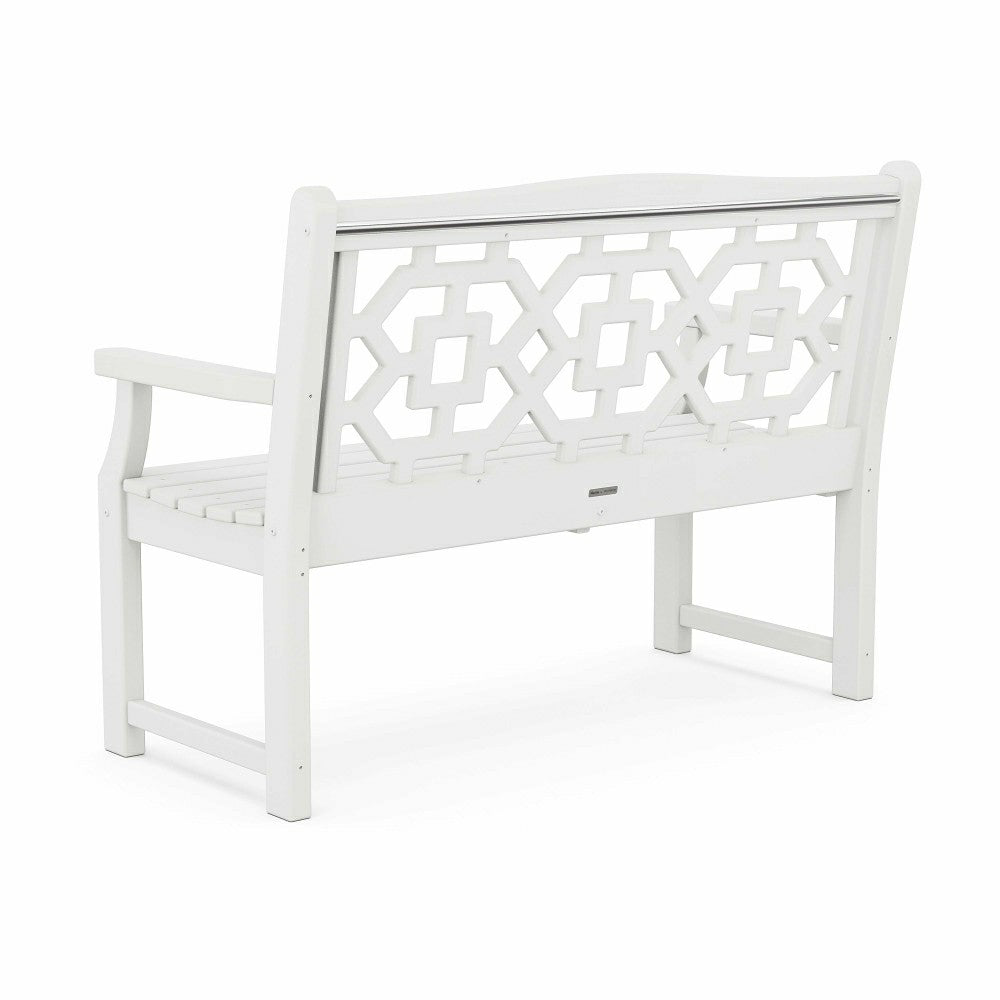 Plow & Hearth POLYWOOD® Chinoiserie Garden Bench