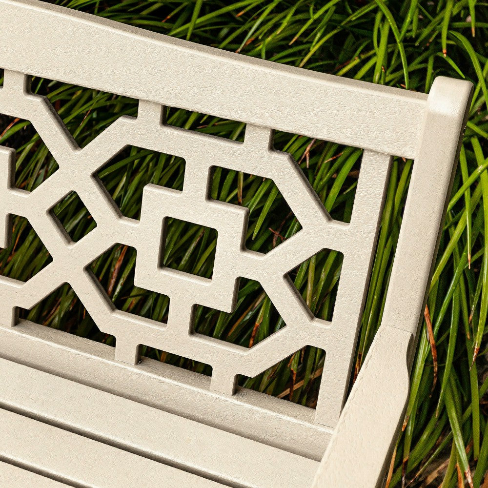 Plow & Hearth POLYWOOD® Chinoiserie Garden Bench