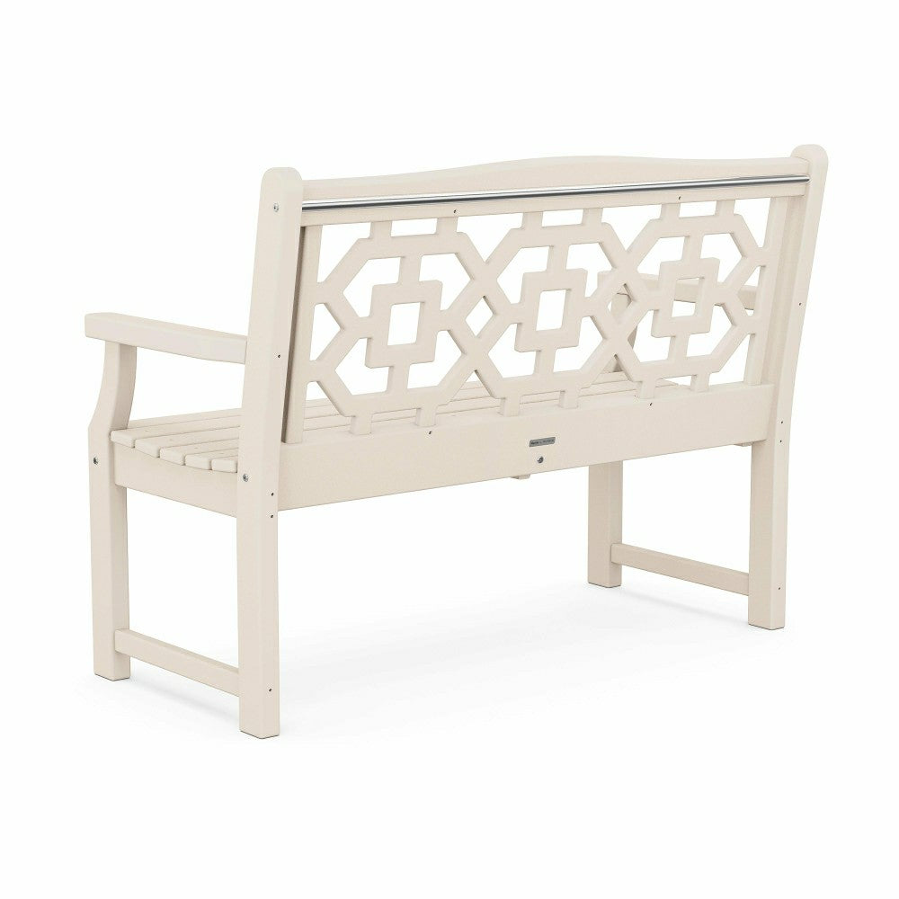 Plow & Hearth POLYWOOD® Chinoiserie Garden Bench
