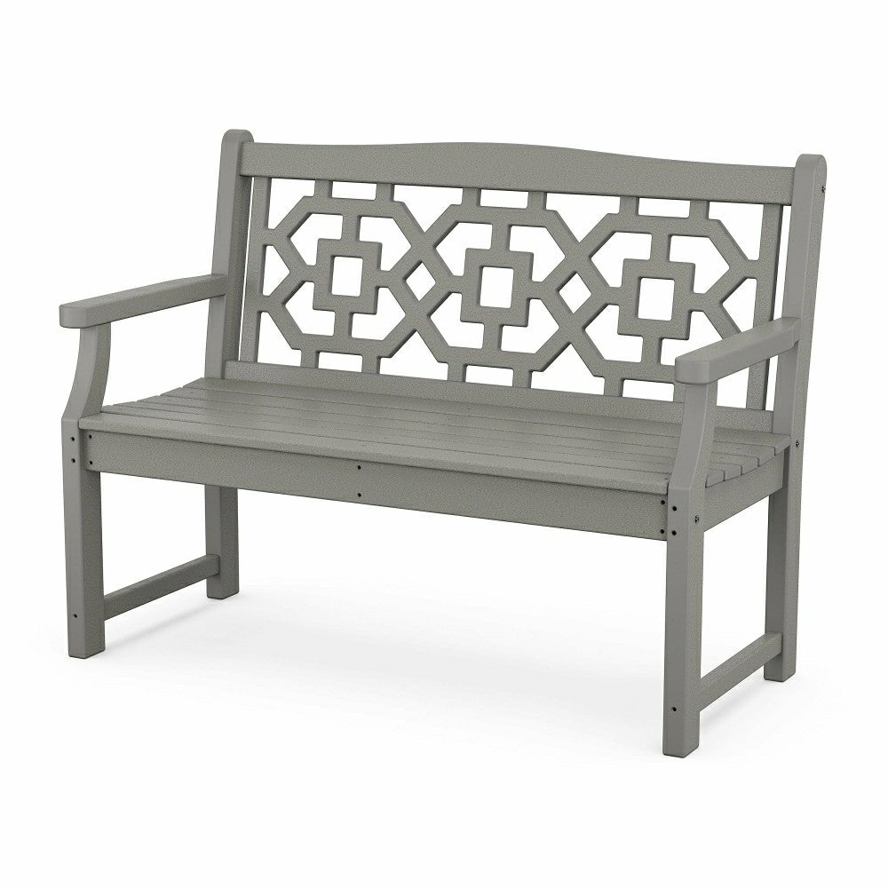 Plow & Hearth POLYWOOD® Chinoiserie Garden Bench