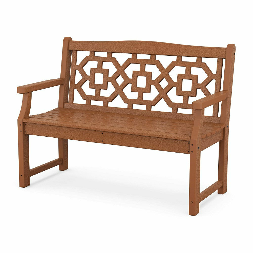 Plow & Hearth POLYWOOD® Chinoiserie Garden Bench