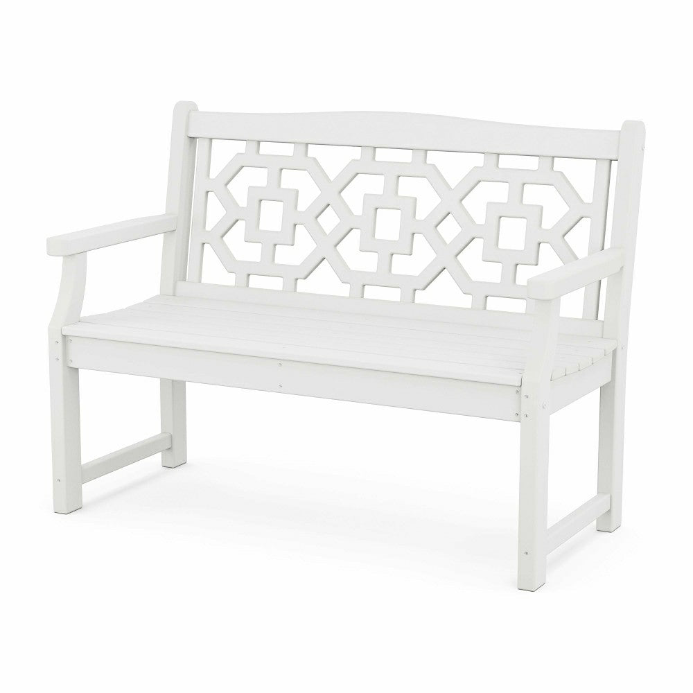 Plow & Hearth POLYWOOD® Chinoiserie Garden Bench