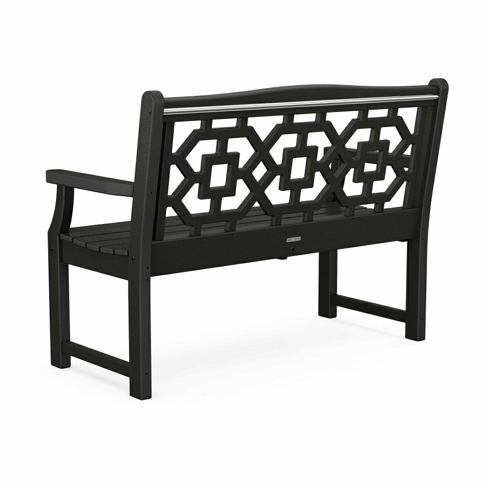 Plow & Hearth POLYWOOD® Chinoiserie Garden Bench