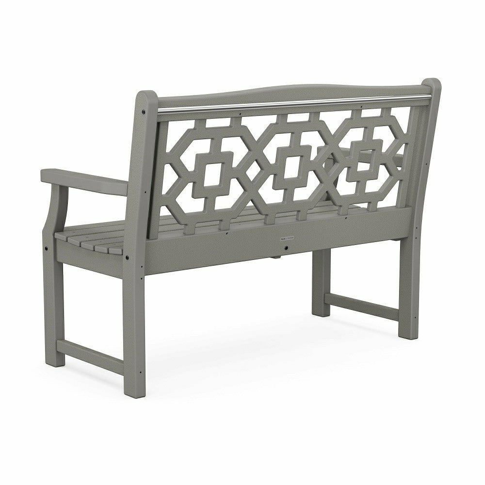 Plow & Hearth POLYWOOD® Chinoiserie Garden Bench