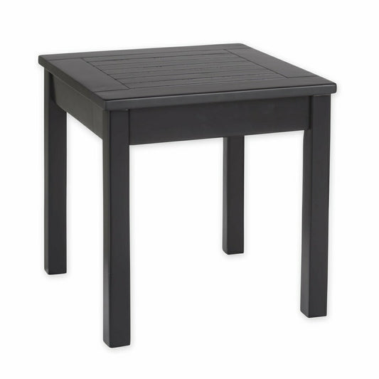 Plow & Hearth Slatted Wood Side Table