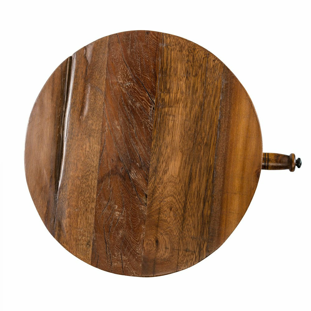 Plow & Hearth Allegheny Reclaimed Wood Adjustable Height Crank Table