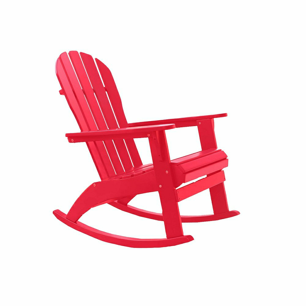 Plow & Hearth Wooden Adirondack Rocker
