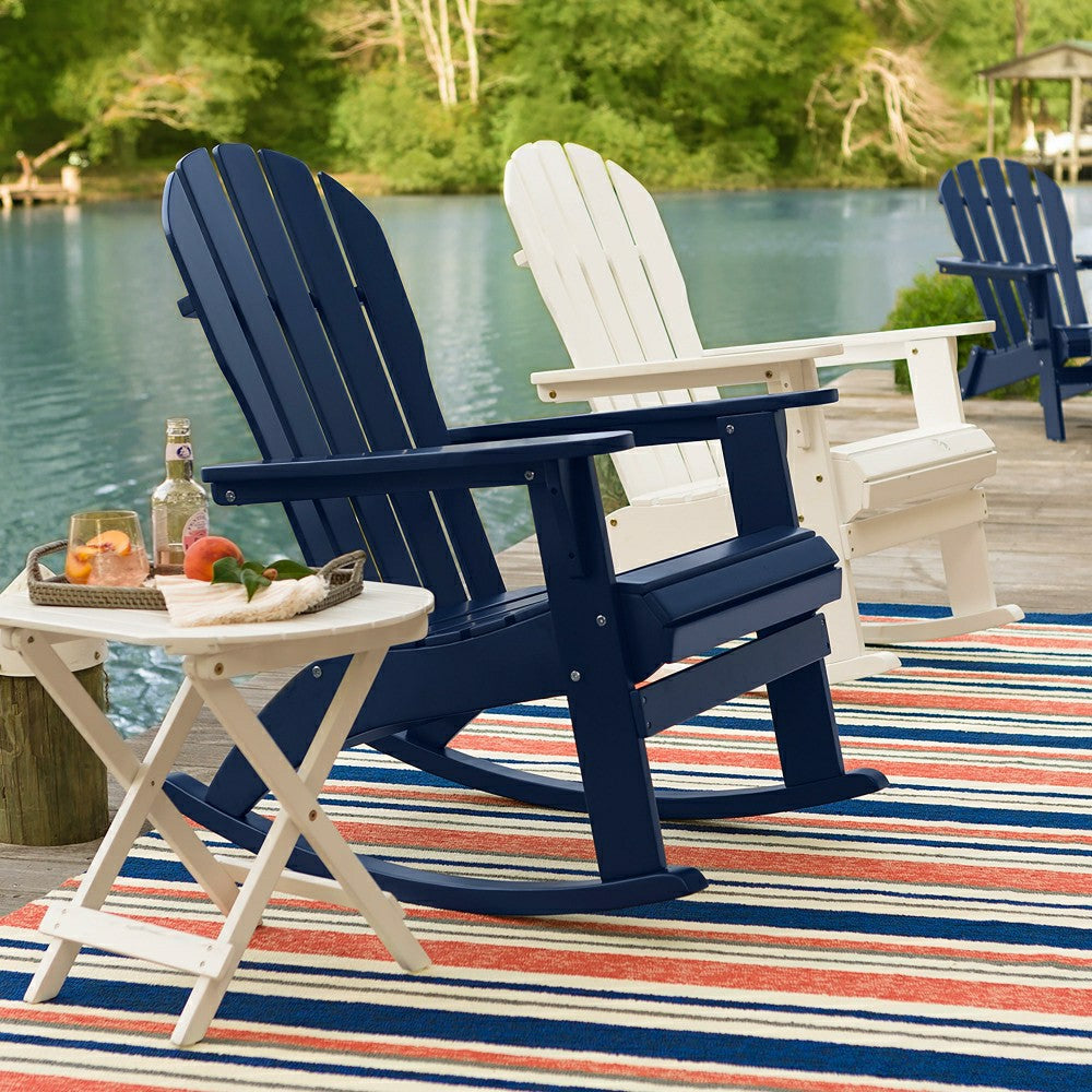 Plow & Hearth Wooden Adirondack Rocker