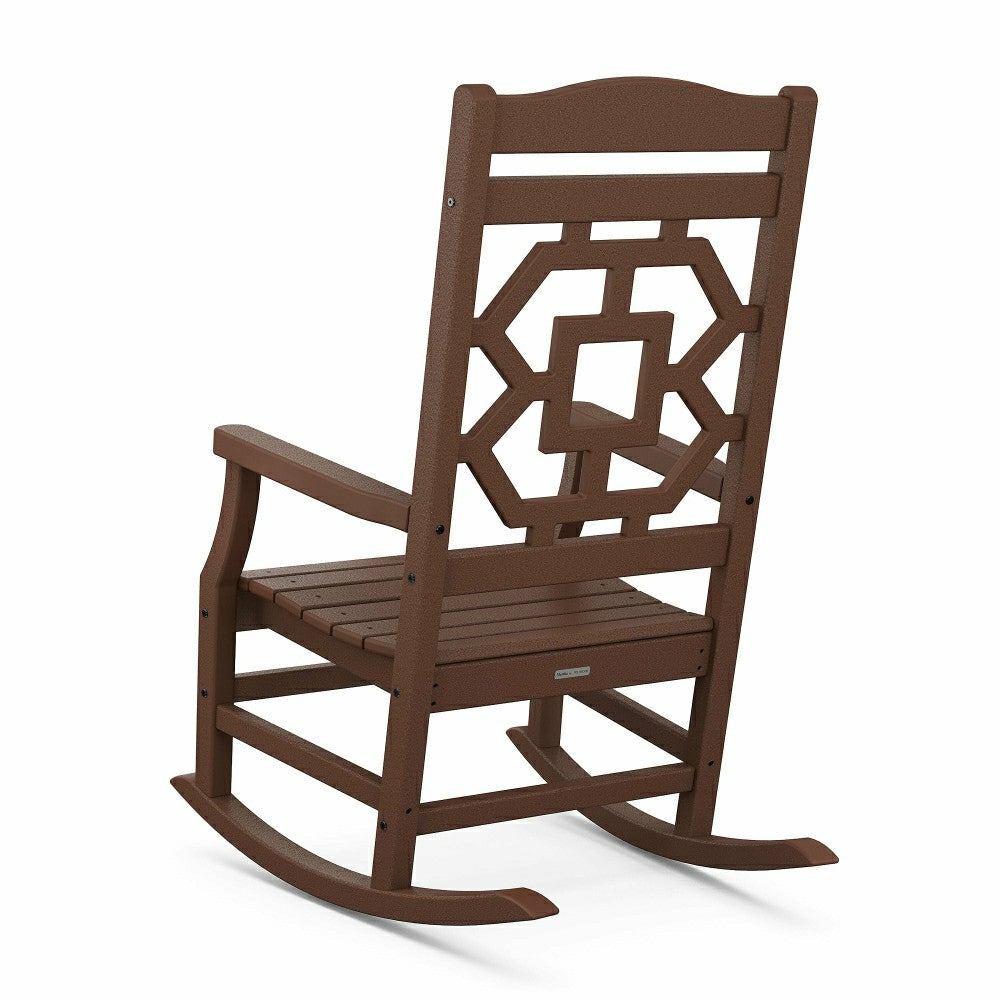 Plow & Hearth POLYWOOD® Chinoiserie Rocking Chair
