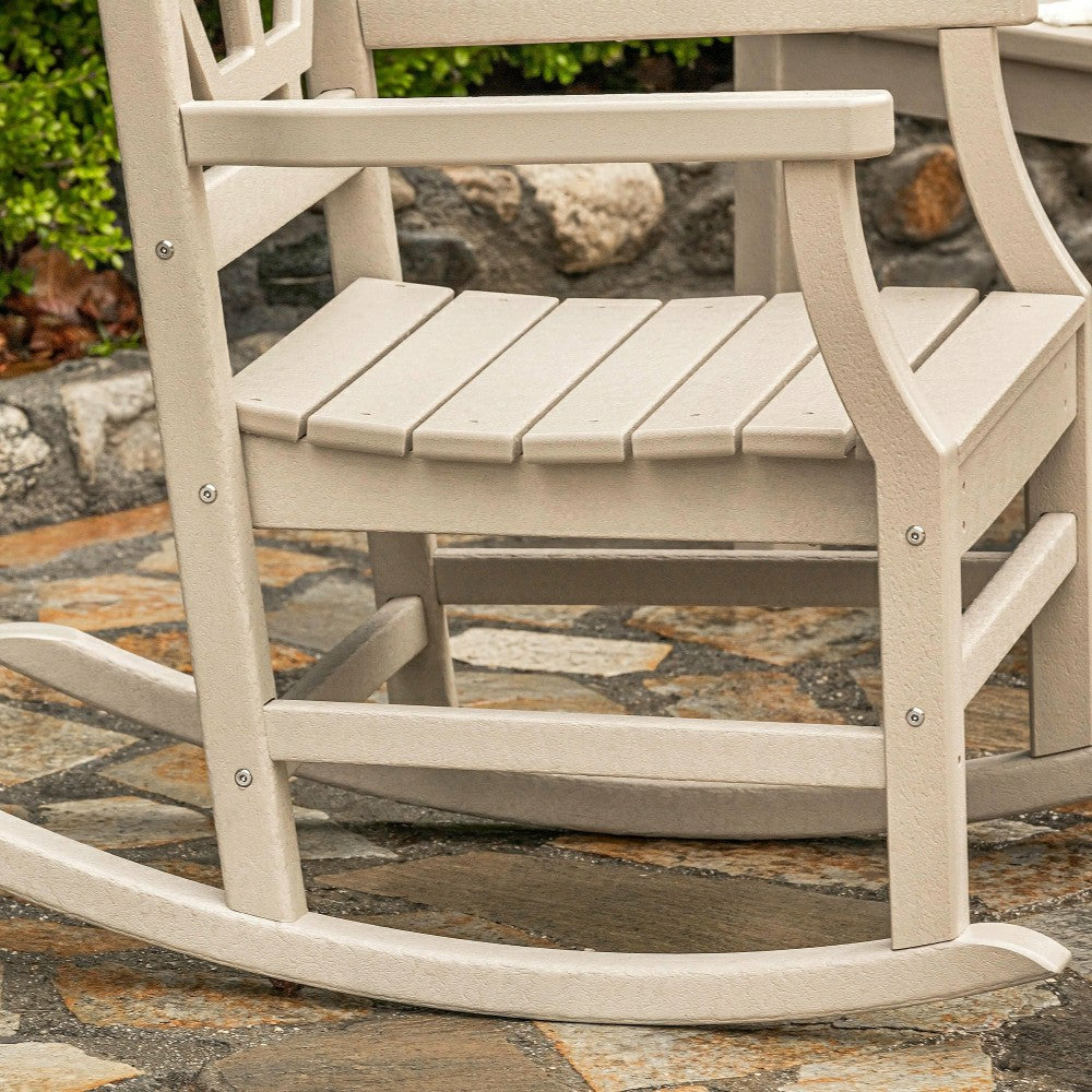 Plow & Hearth POLYWOOD® Chinoiserie Rocking Chair