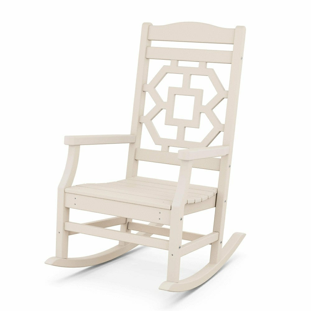 Plow & Hearth POLYWOOD® Chinoiserie Rocking Chair
