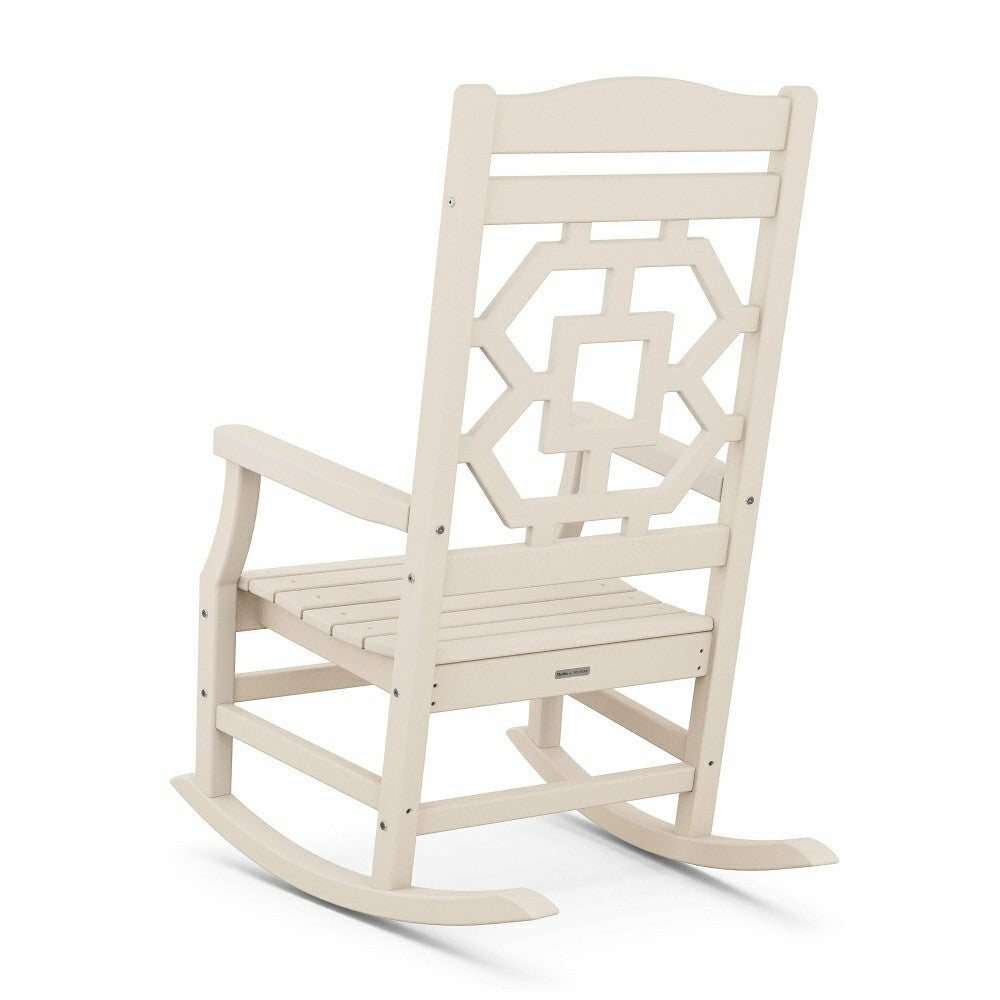 Plow & Hearth POLYWOOD® Chinoiserie Rocking Chair