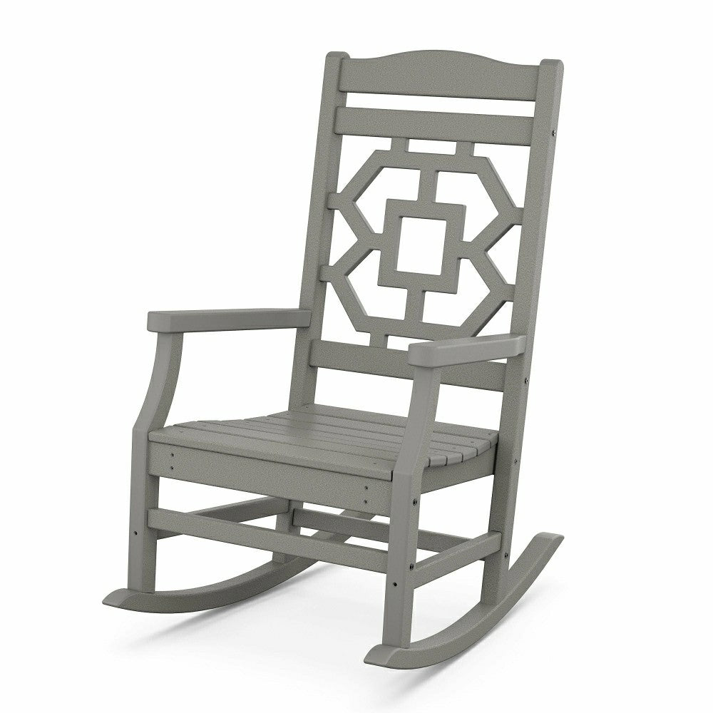 Plow & Hearth POLYWOOD® Chinoiserie Rocking Chair