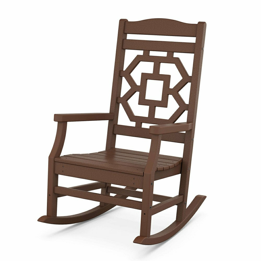 Plow & Hearth POLYWOOD® Chinoiserie Rocking Chair