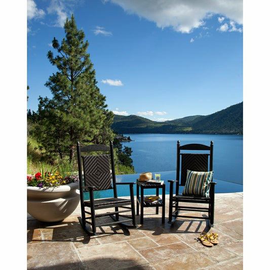 Plow & Hearth POLYWOOD® Jefferson Woven Rocking Chair