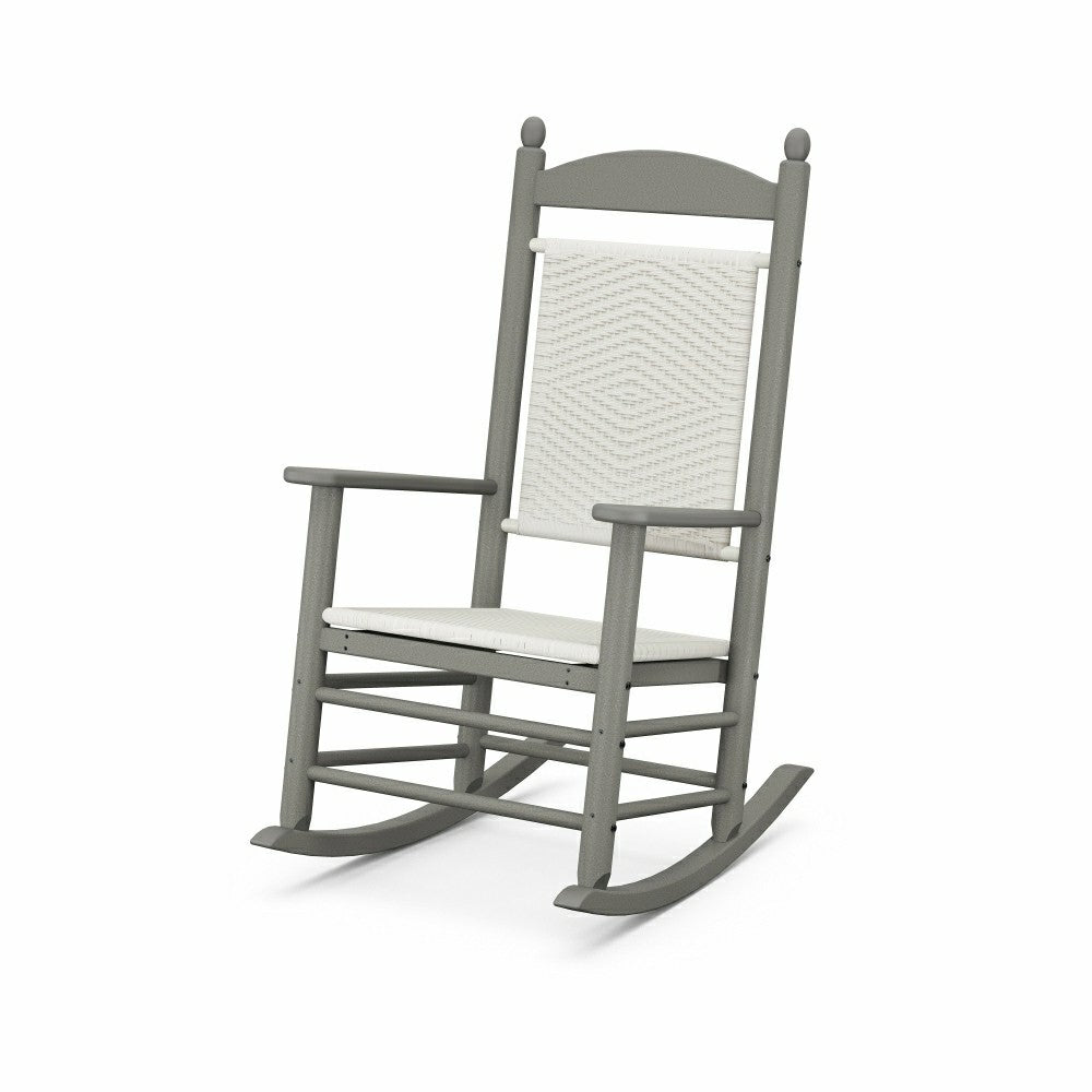 Plow & Hearth POLYWOOD® Jefferson Woven Rocking Chair