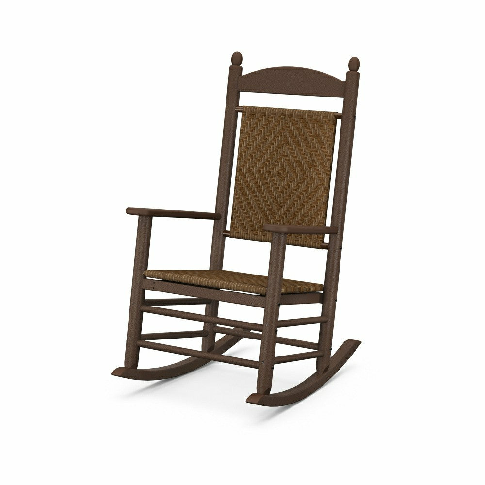 Plow & Hearth POLYWOOD® Jefferson Woven Rocking Chair