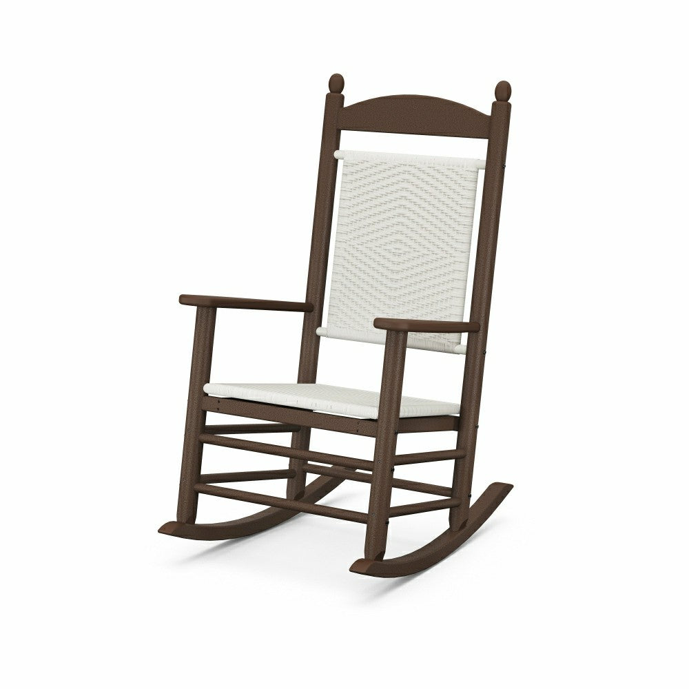 Plow & Hearth POLYWOOD® Jefferson Woven Rocking Chair