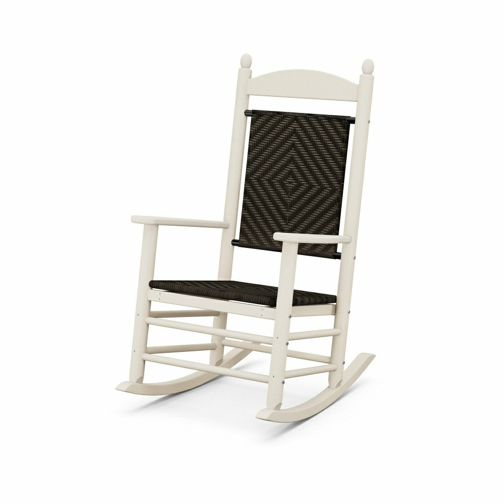 Plow & Hearth POLYWOOD® Jefferson Woven Rocking Chair