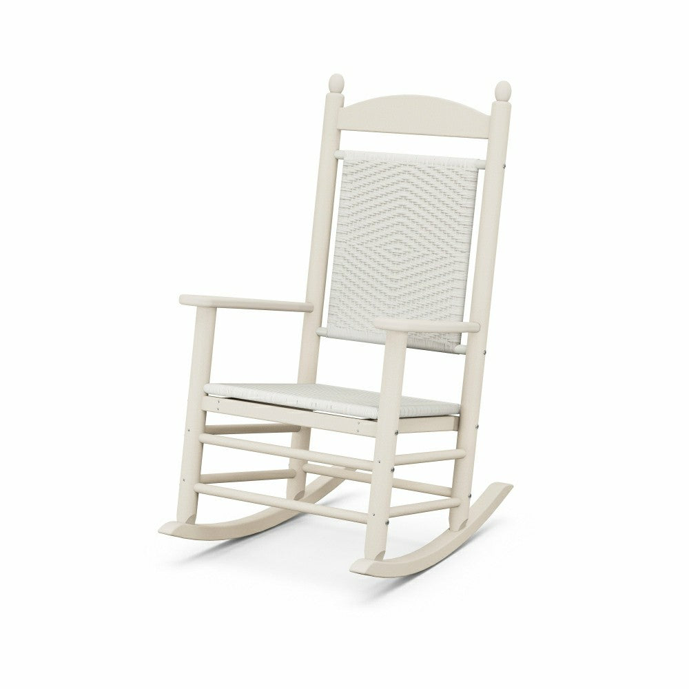 Plow & Hearth POLYWOOD® Jefferson Woven Rocking Chair