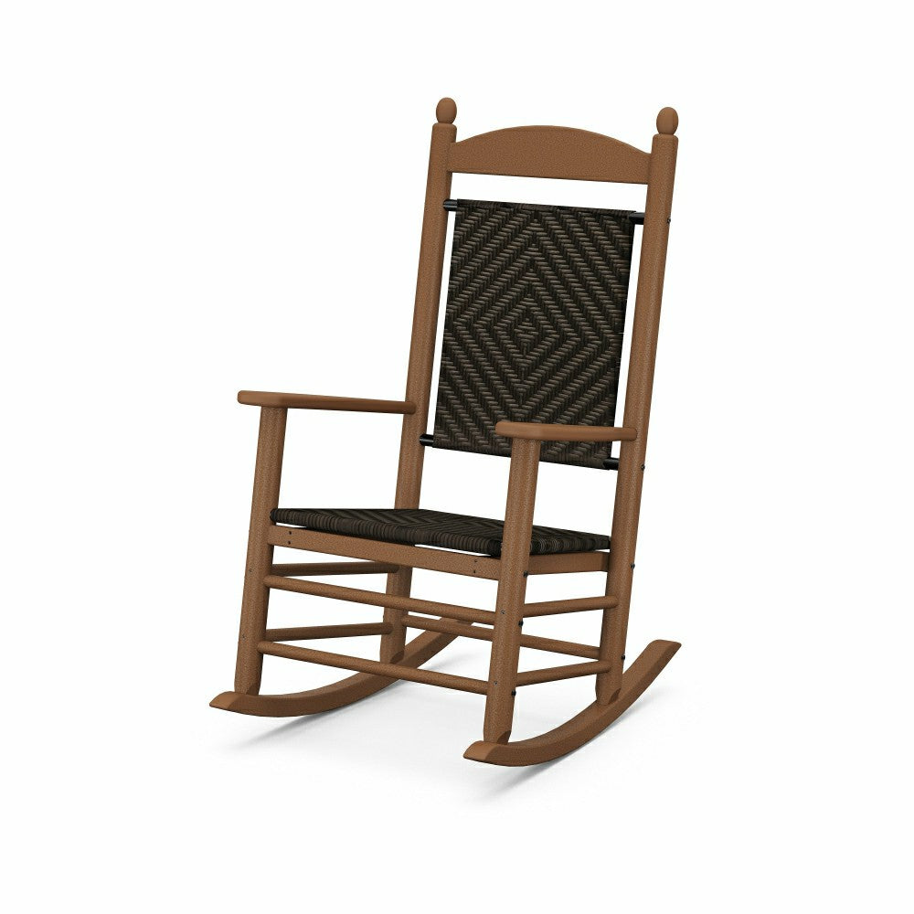 Plow & Hearth POLYWOOD® Jefferson Woven Rocking Chair