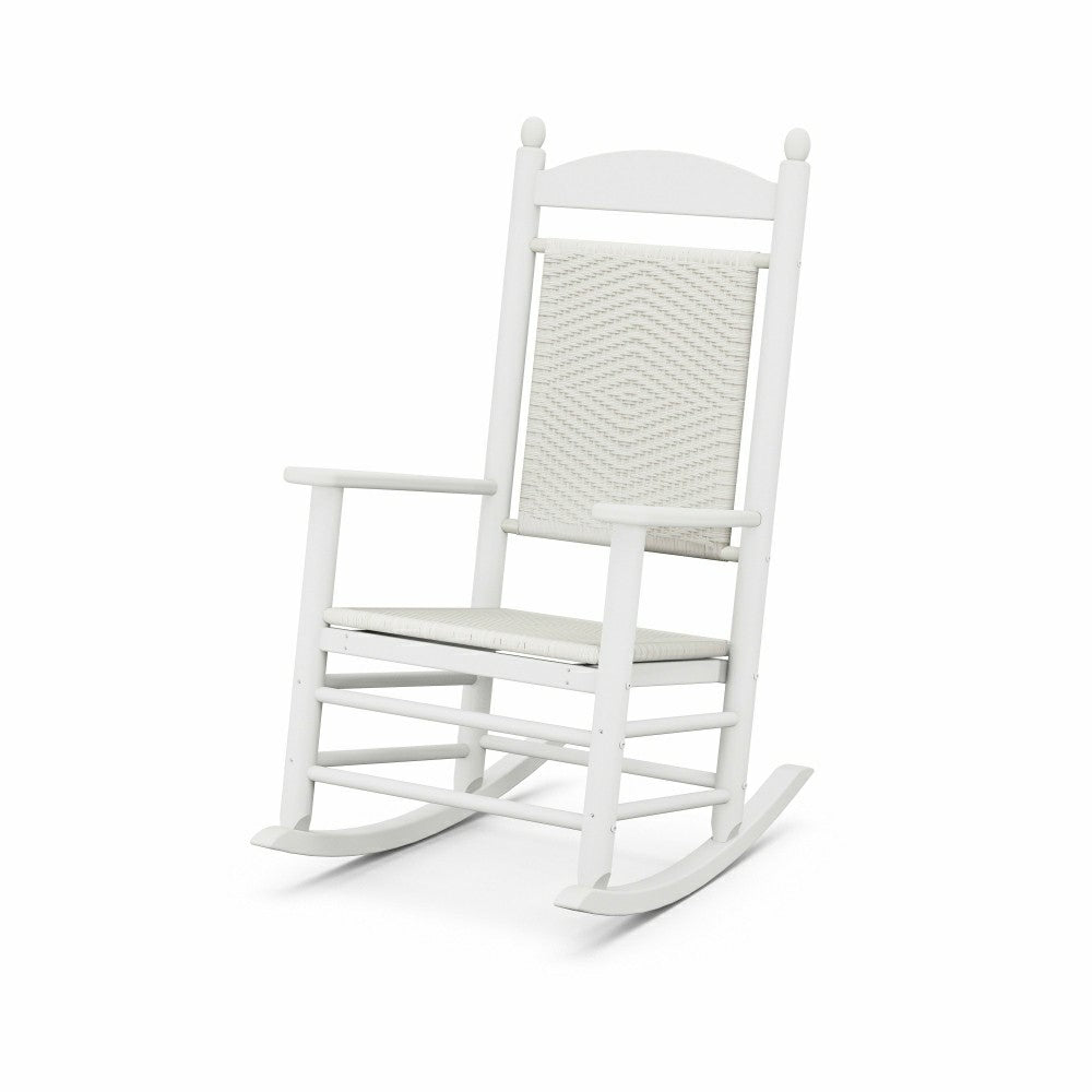 Plow & Hearth POLYWOOD® Jefferson Woven Rocking Chair