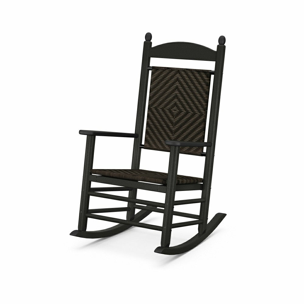 Plow & Hearth POLYWOOD® Jefferson Woven Rocking Chair