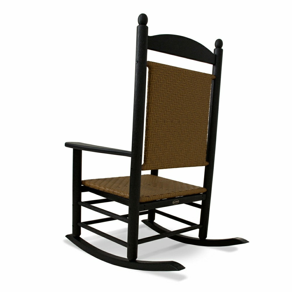 Plow & Hearth POLYWOOD® Jefferson Woven Rocking Chair