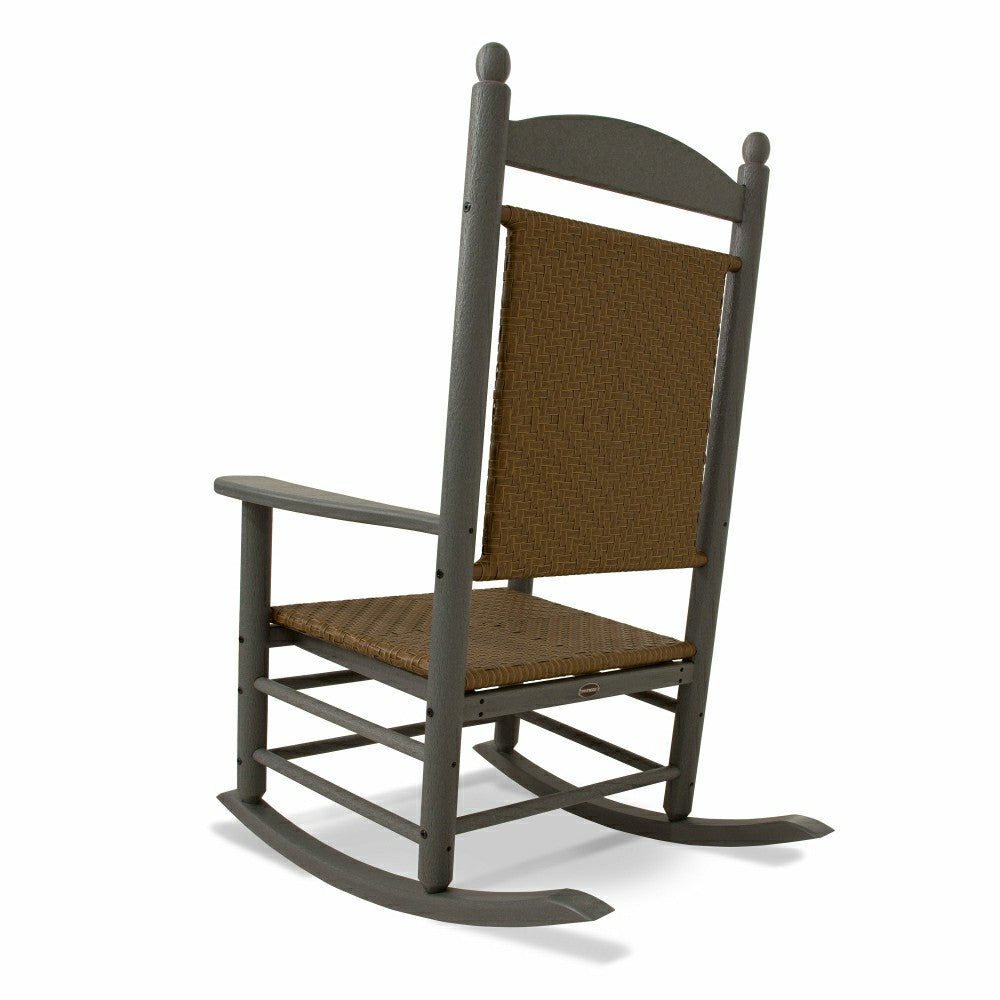 Plow & Hearth POLYWOOD® Jefferson Woven Rocking Chair