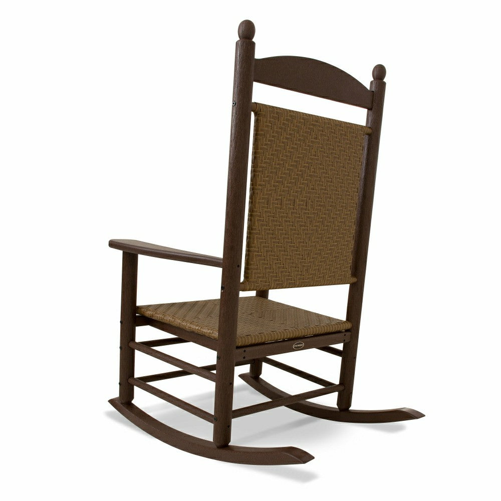 Plow & Hearth POLYWOOD® Jefferson Woven Rocking Chair