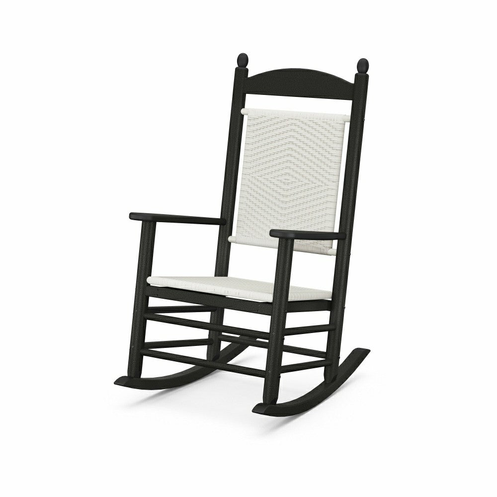 Plow & Hearth POLYWOOD® Jefferson Woven Rocking Chair