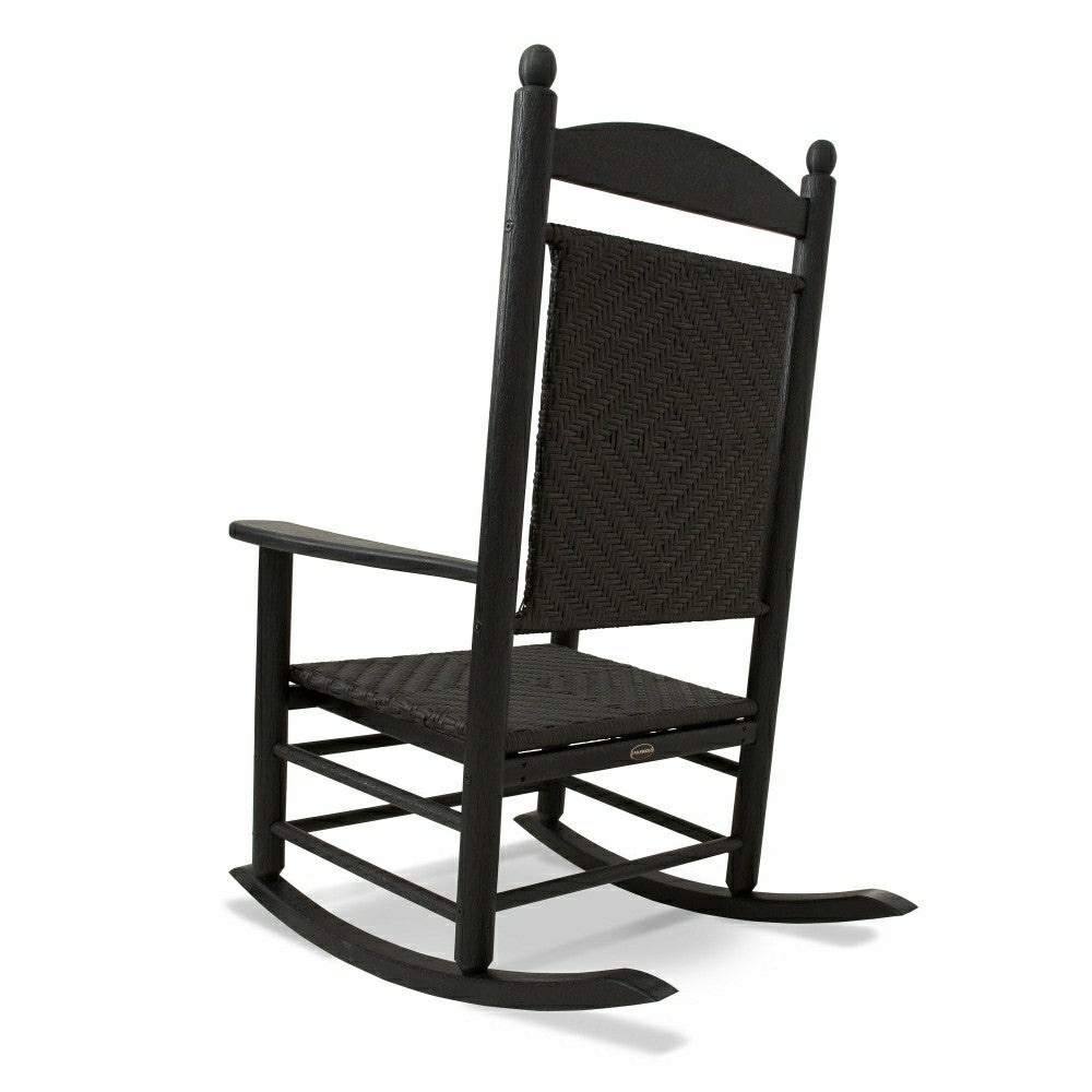 Plow & Hearth POLYWOOD® Jefferson Woven Rocking Chair