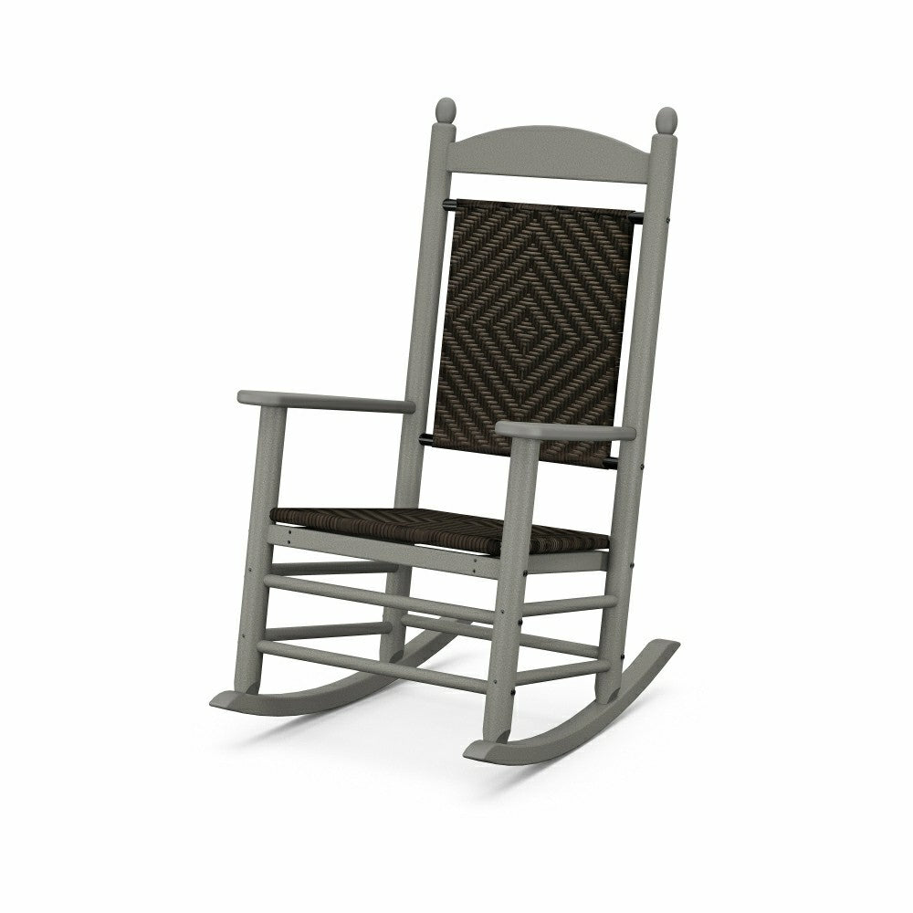 Plow & Hearth POLYWOOD® Jefferson Woven Rocking Chair