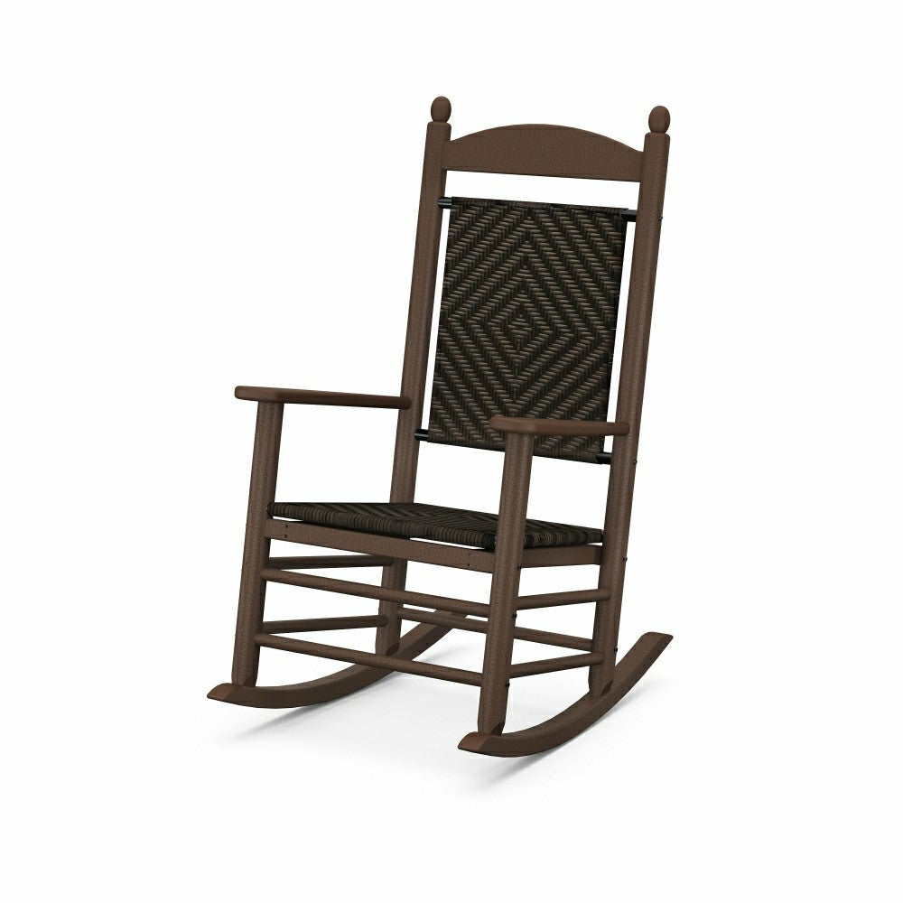 Plow & Hearth POLYWOOD® Jefferson Woven Rocking Chair