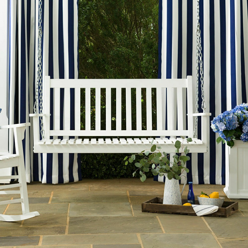 Plow & Hearth Slatted Wood Porch Swing