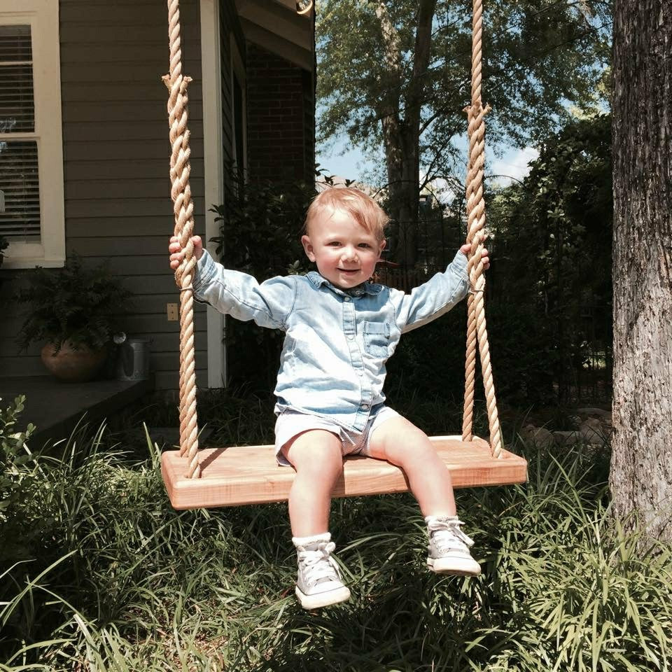 Plow & Hearth Classic Ash Bench Swing