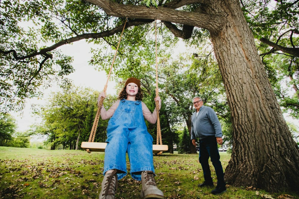 Plow & Hearth Classic Ash Bench Swing