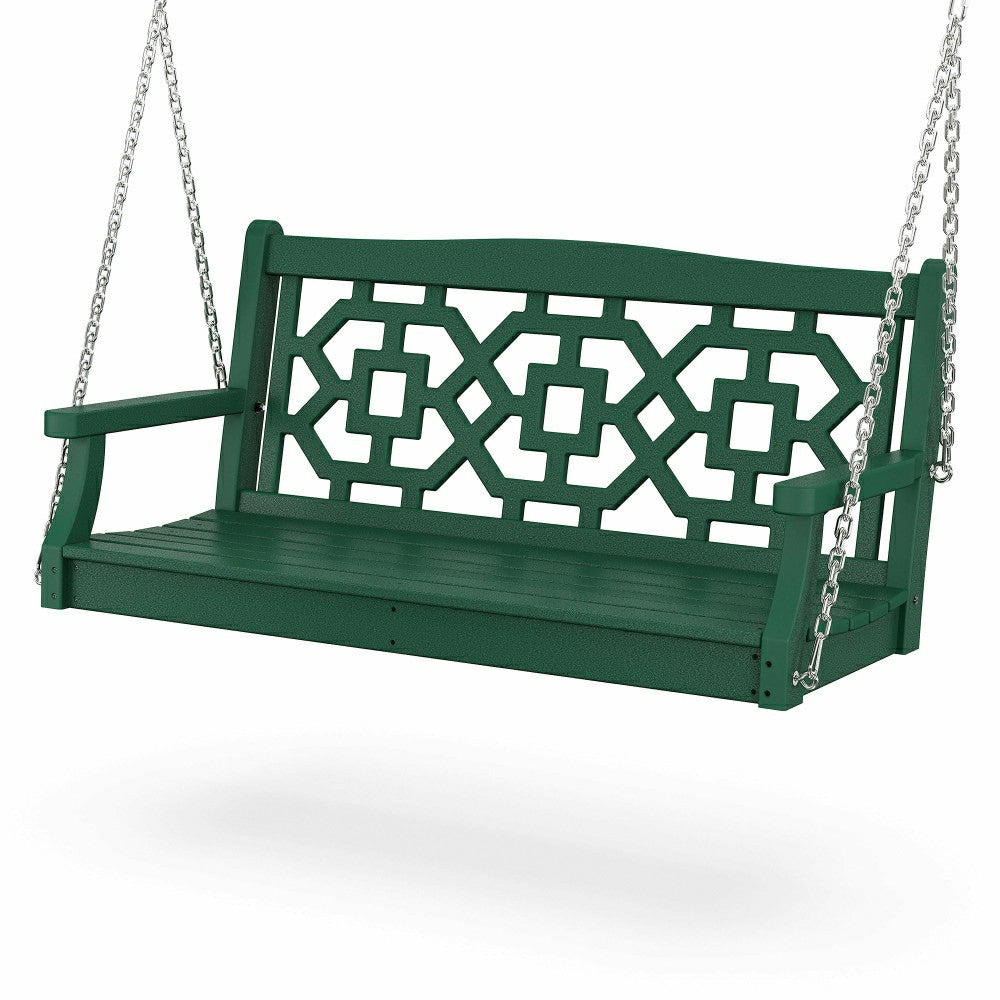 Plow & Hearth POLYWOOD® Chinoiserie Swing