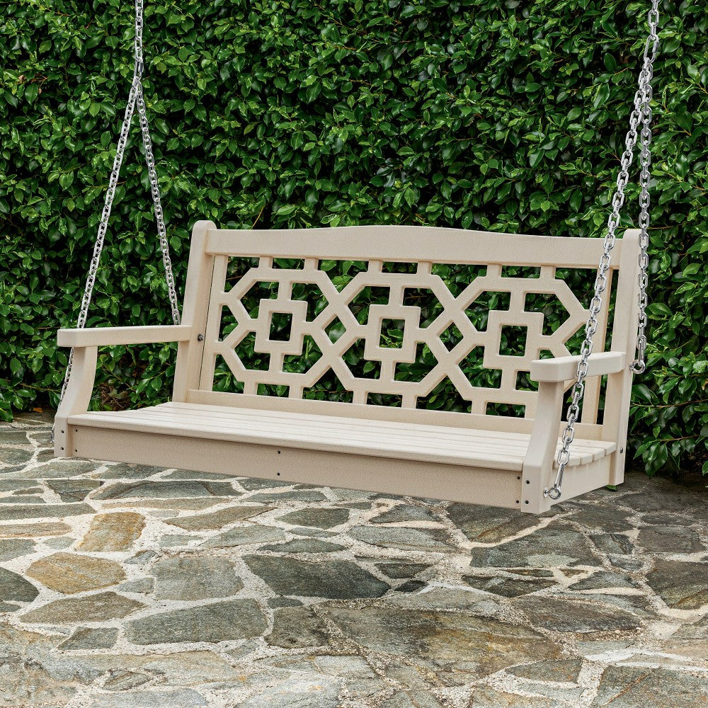 Plow & Hearth POLYWOOD® Chinoiserie Swing