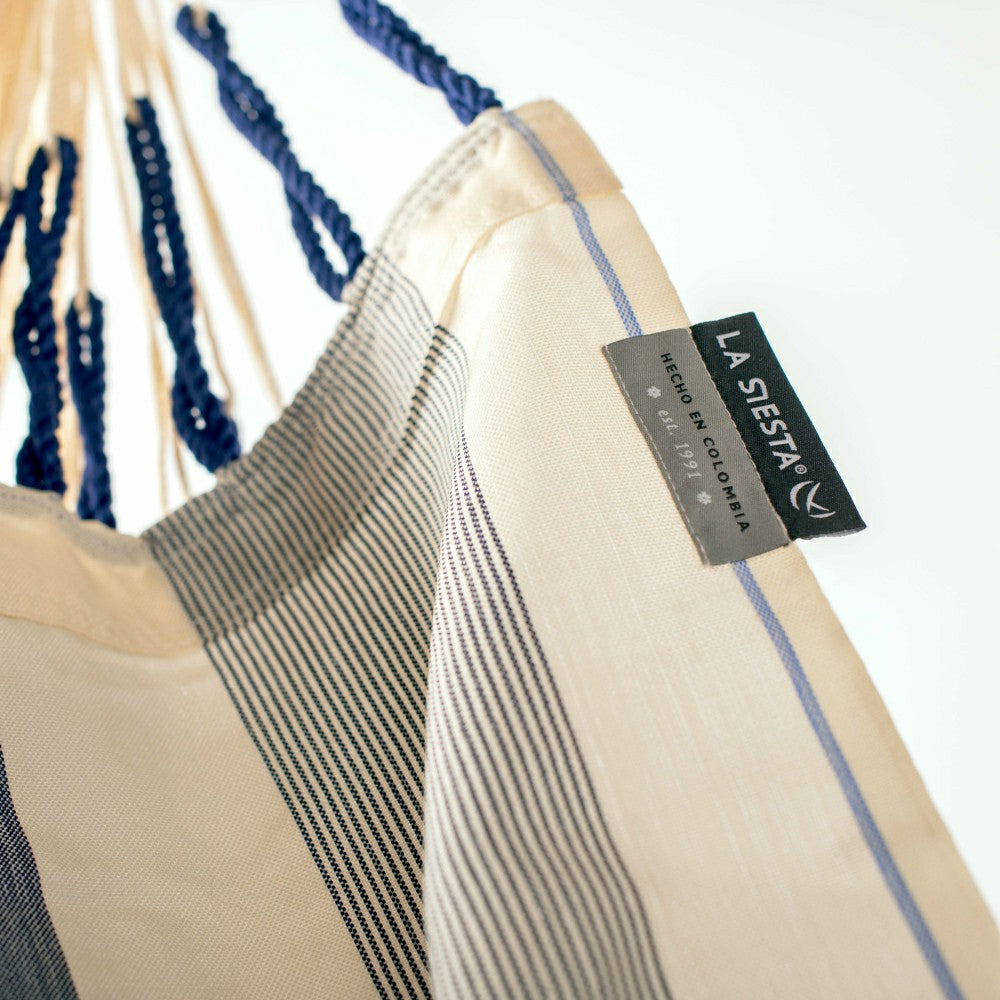 Plow & Hearth Domingo Sea Salt - Weather-Resistant Basic Hammock Chair