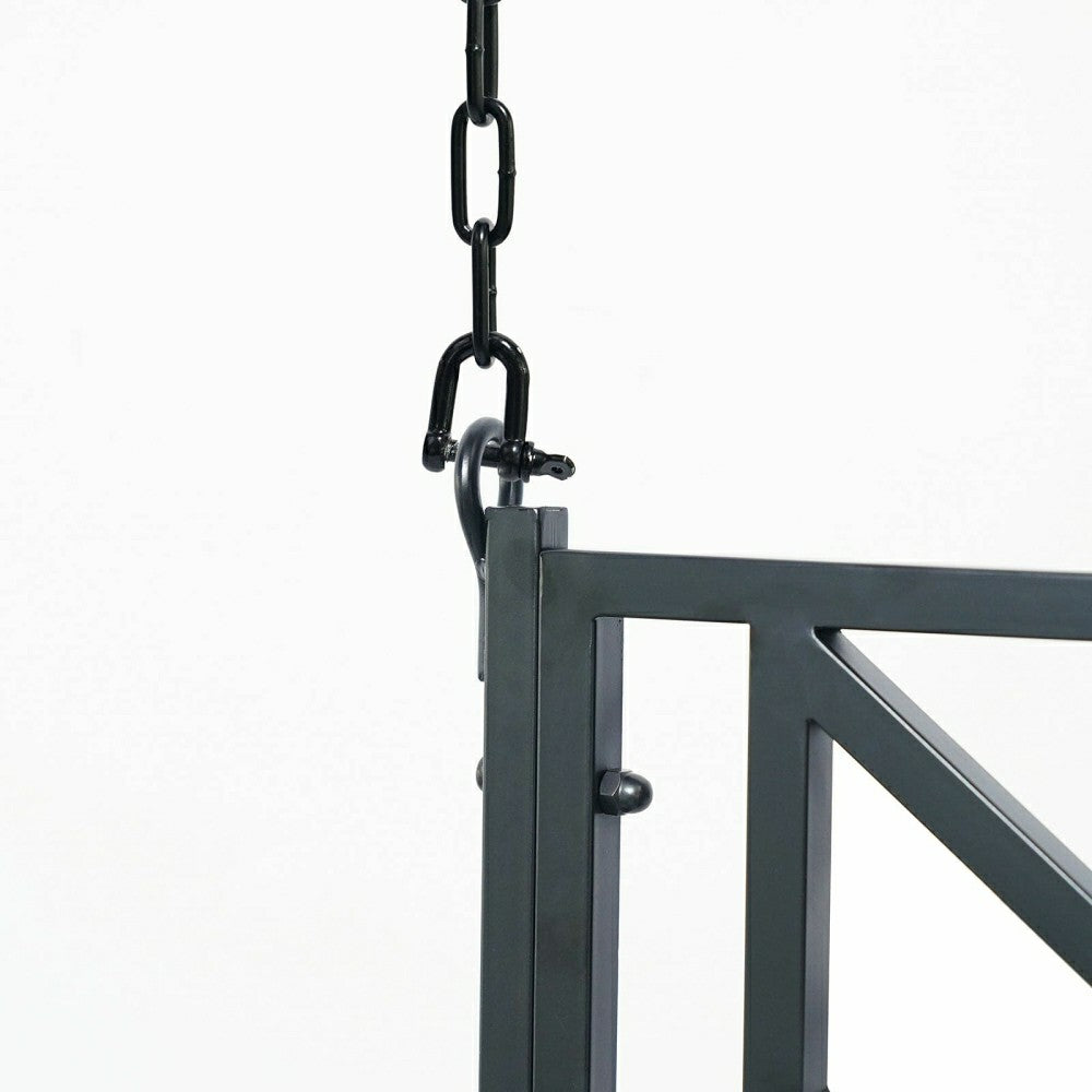 Plow & Hearth Live Casual Logan Metal Porch Swing