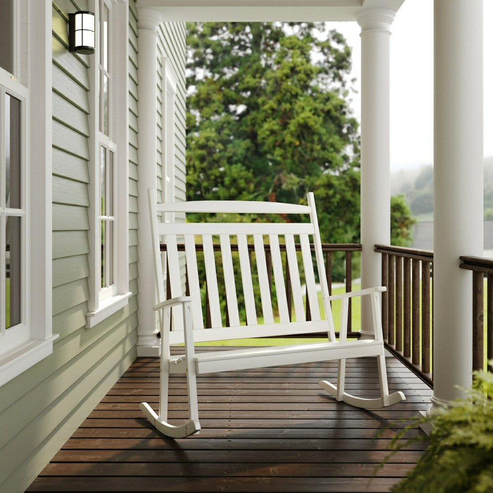 Plow & Hearth Keystone Amish Co. Classic Double Porch Rocker