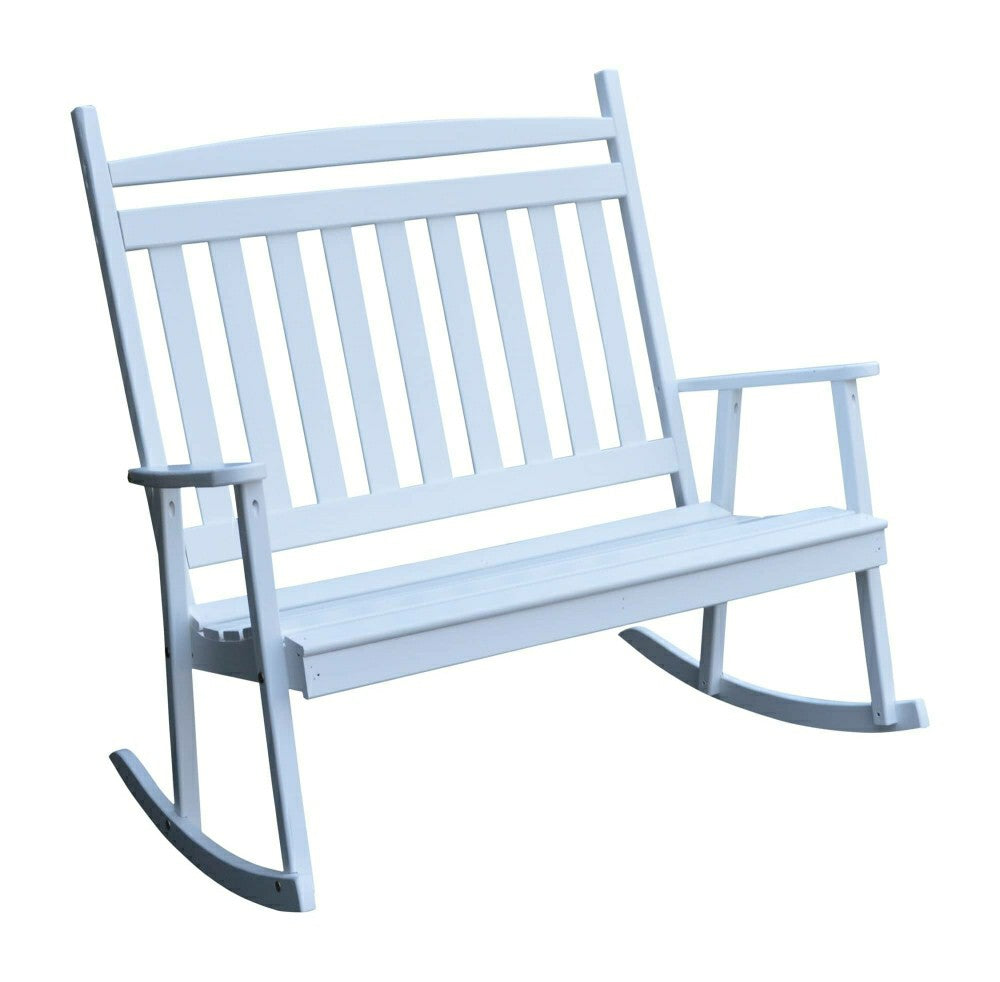 Plow & Hearth Keystone Amish Co. Classic Double Porch Rocker
