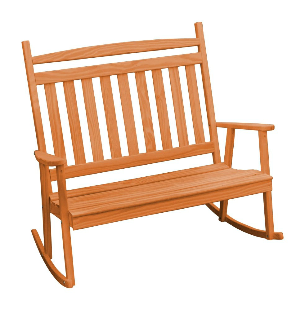 Plow & Hearth Keystone Amish Co. Classic Double Porch Rocker