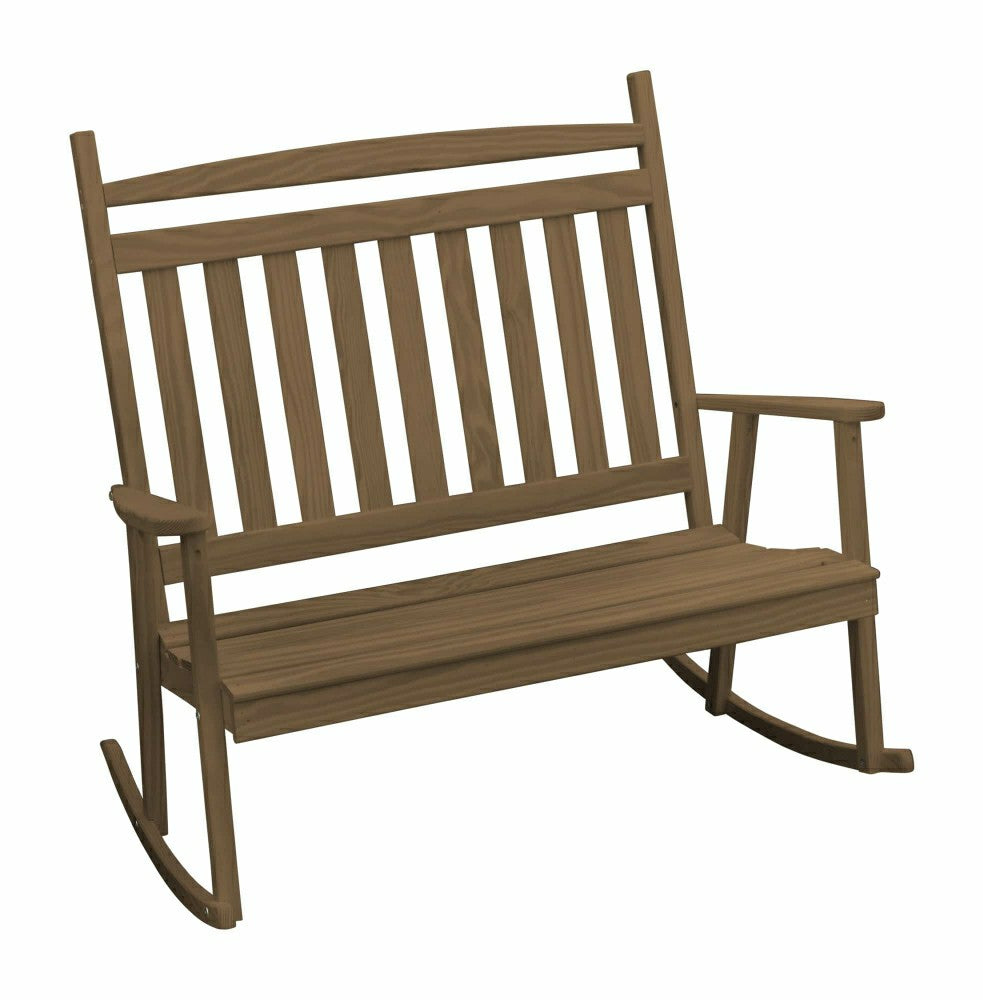 Plow & Hearth Keystone Amish Co. Classic Double Porch Rocker